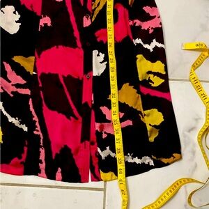 Magaschoni Collection Black Dress Silk Sheer Lace Insert Sheath LBD 10